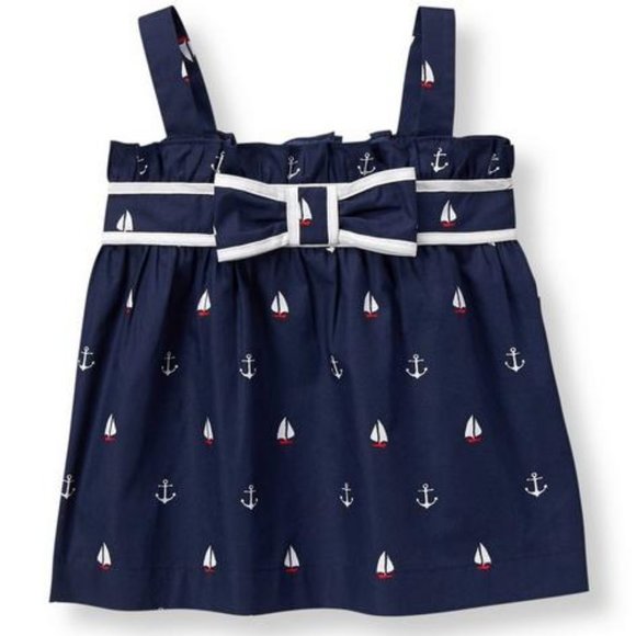 JANIE AND JACK Sailboat and Anchor Top  6-12Months - Picture 8 of 10